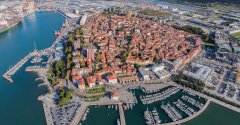 Schifffahrt an der Adriaküste Portorož, Koper und Meer