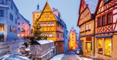 Advent an der  Romantischen Straße